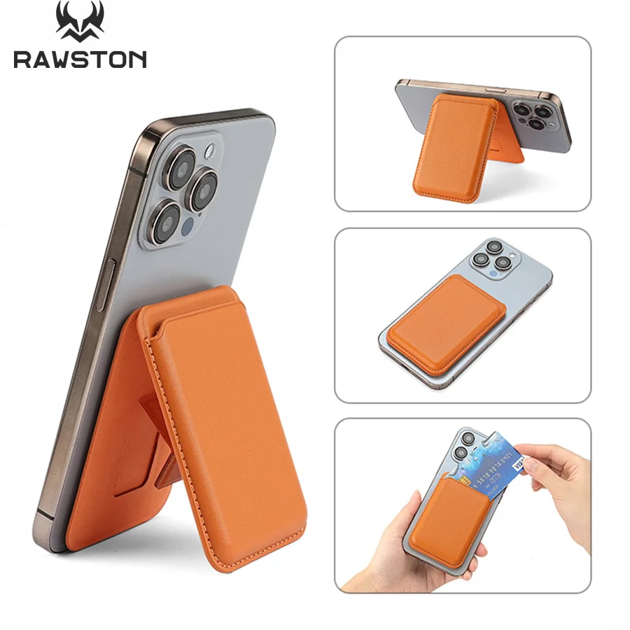 Phone Cases That Hold Cards - Etui portfel ze skóry z magnetyczną
