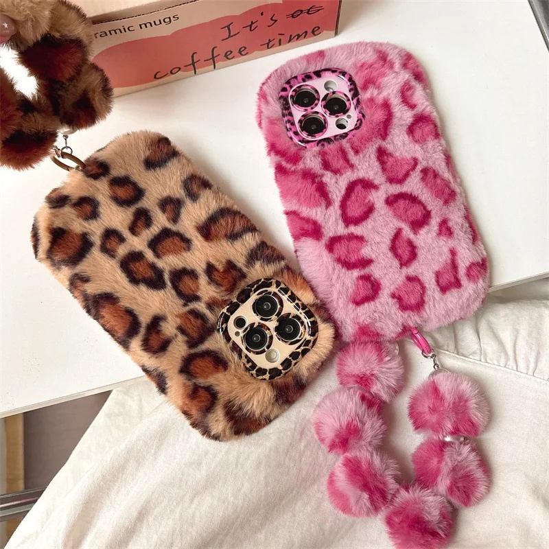 Phone Cases Iphone 15 Pro Max - Modne futrzane etui na telefon z