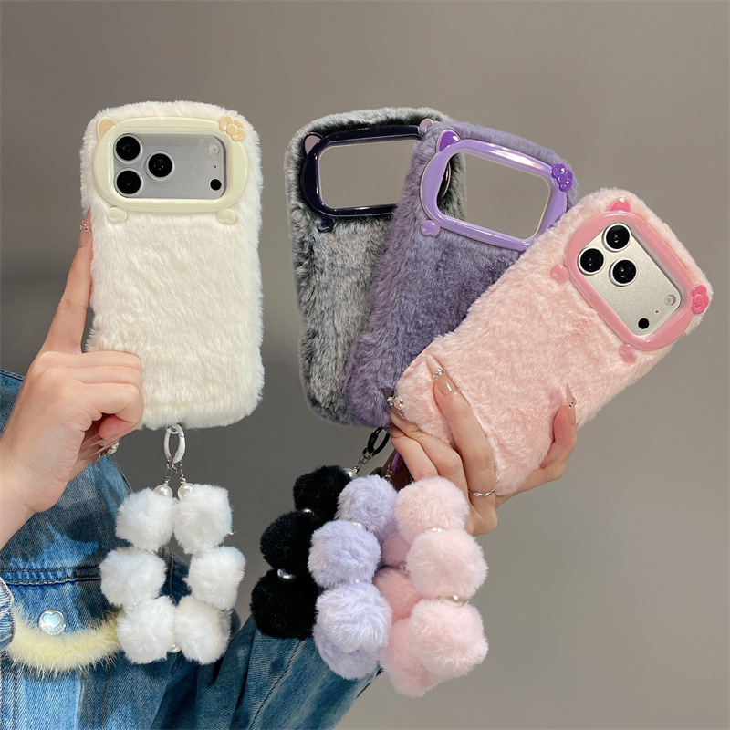 Luksusowe, jednokolorowe, futr – Phone Cases Store recenzja i cena